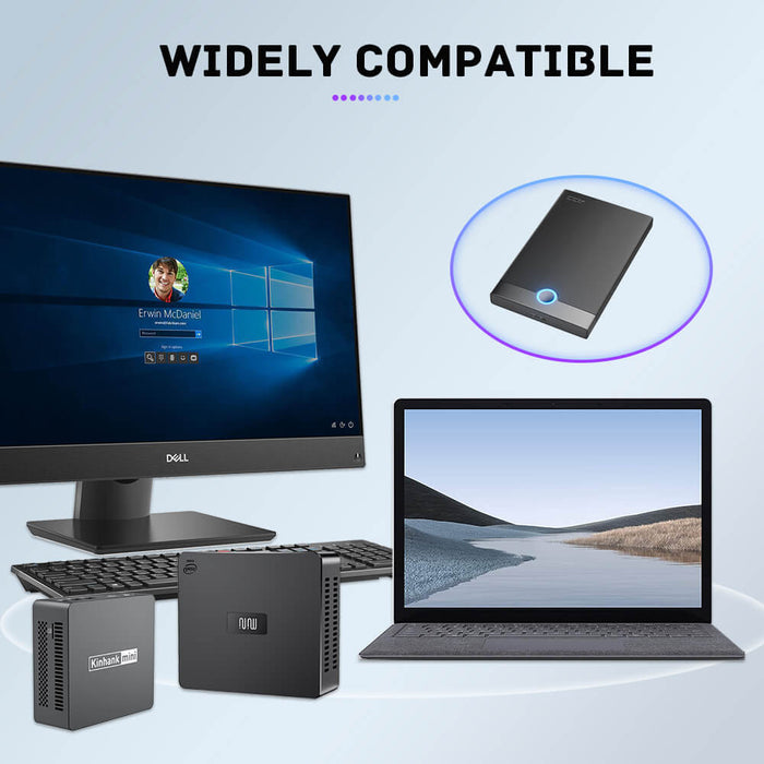 retrobat 500gb hdd compatible different windows computers