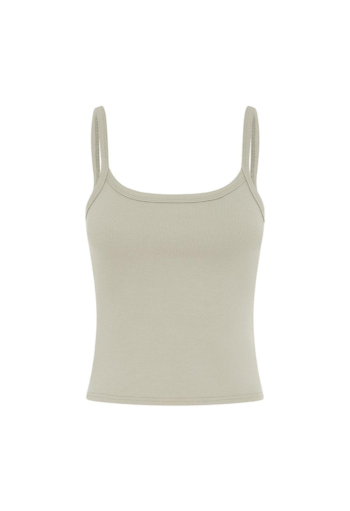 Ribbed Singlet Pietra