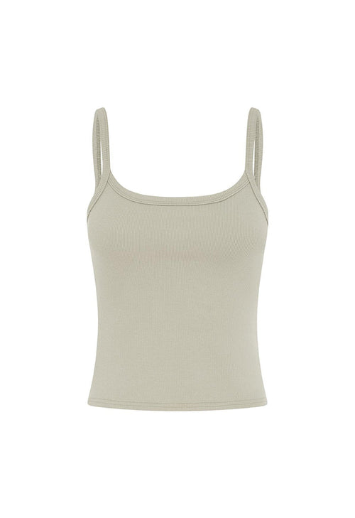 Ribbed Singlet Pietra