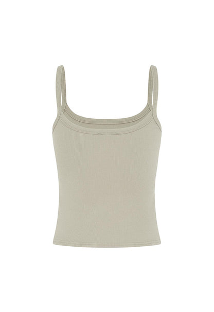 Ribbed Singlet Pietra