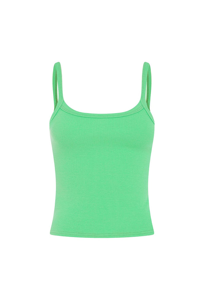 Ribbed Singlet Verde