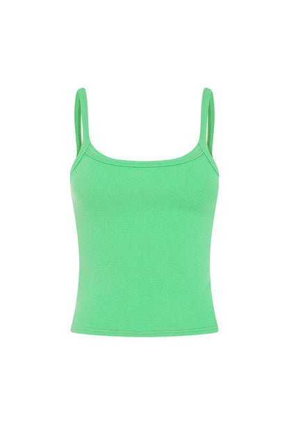 Ribbed Singlet Verde