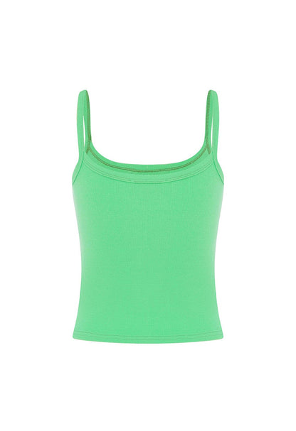 Ribbed Singlet Verde