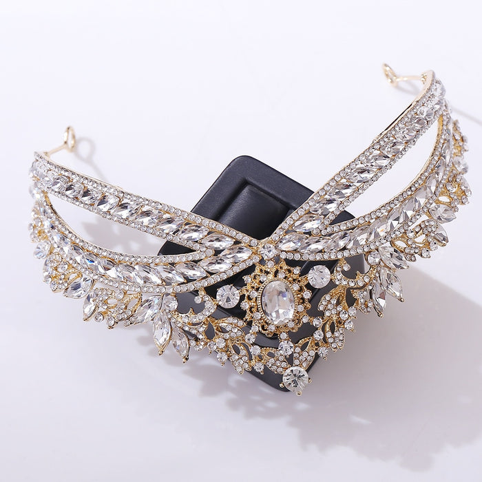 Ribbons Design Retro Crystal Tiara