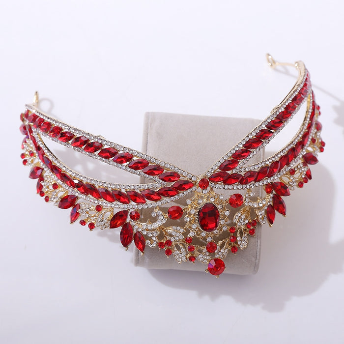 Ribbons Design Retro Crystal Tiara