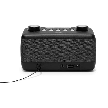 Roberts Ortus 4 DAB DAB+ FM Digital Clock Radio with Bluetooth - Black Black
