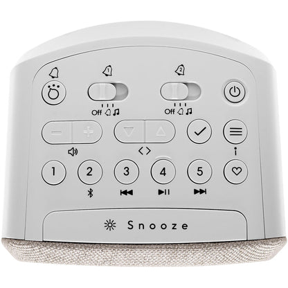 Roberts Ortus 5 DAB DAB+ FM RDS Bedside Radio with Bluetooth White White