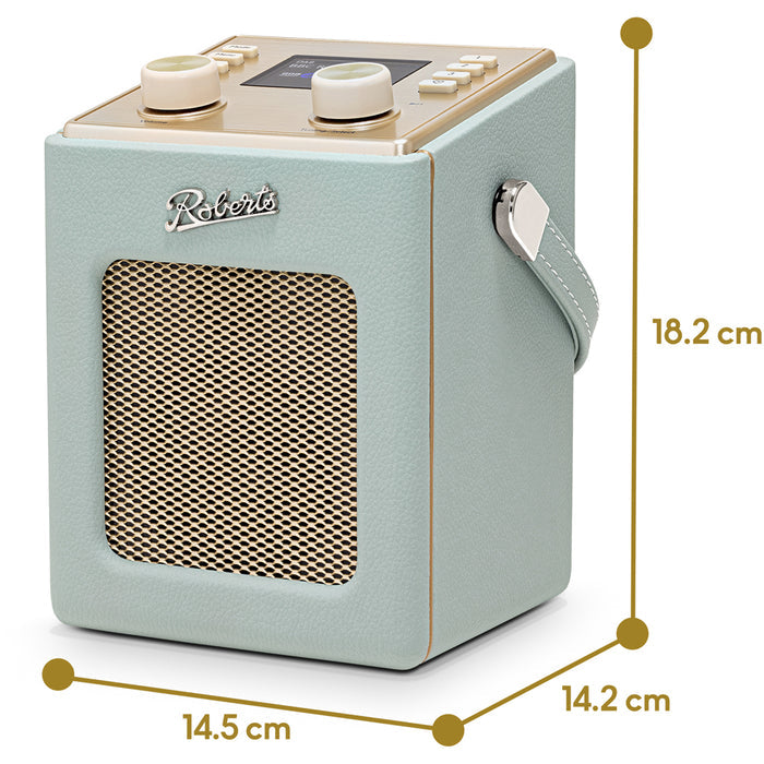 Roberts Revival Mini 2 Portable Bluetooth DAB+ DAB FM Radio - Duck Egg Duck Egg