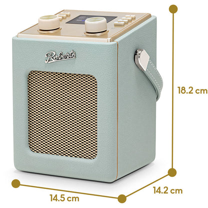 Roberts Revival Mini 2 Portable Bluetooth DAB+ DAB FM Radio - Duck Egg Duck Egg