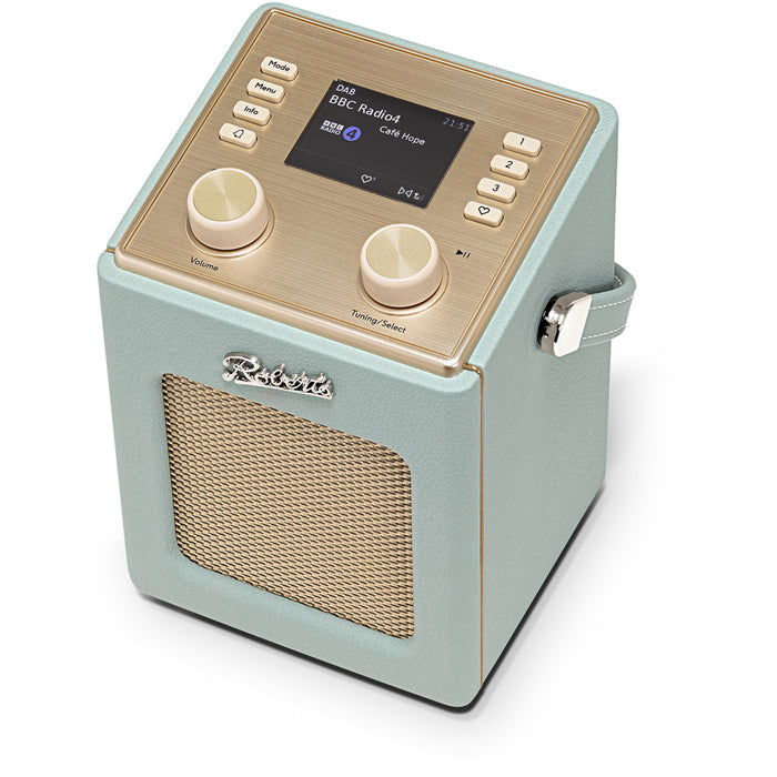 Roberts Revival Mini 2 Portable Bluetooth DAB+ DAB FM Radio - Duck Egg Duck Egg