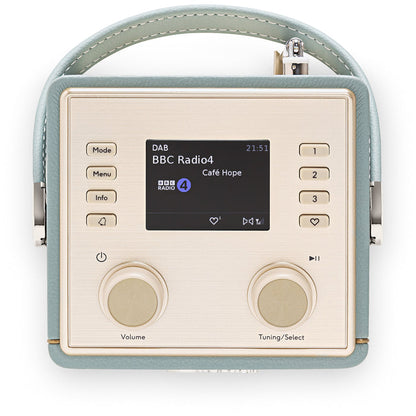 Roberts Revival Mini 2 Portable Bluetooth DAB+ DAB FM Radio - Duck Egg Duck Egg