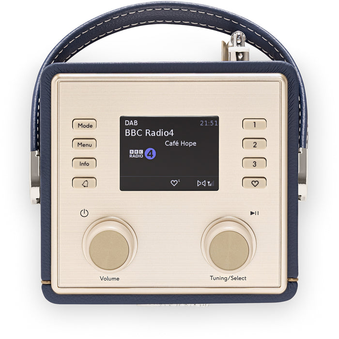 Roberts Revival Mini 2 Portable Bluetooth DAB+ DAB FM Radio - Midnight Blue Midnight Blue
