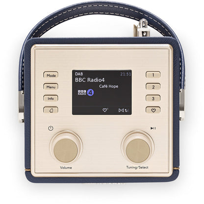 Roberts Revival Mini 2 Portable Bluetooth DAB+ DAB FM Radio - Midnight Blue Midnight Blue