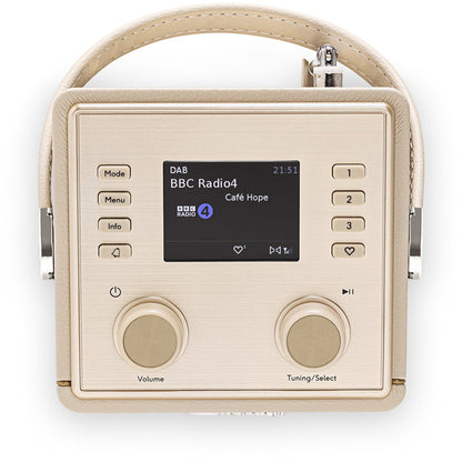 Roberts Revival Mini 2 Portable Bluetooth DAB+ DAB FM Radio - Pastel Cream Pastel Cream