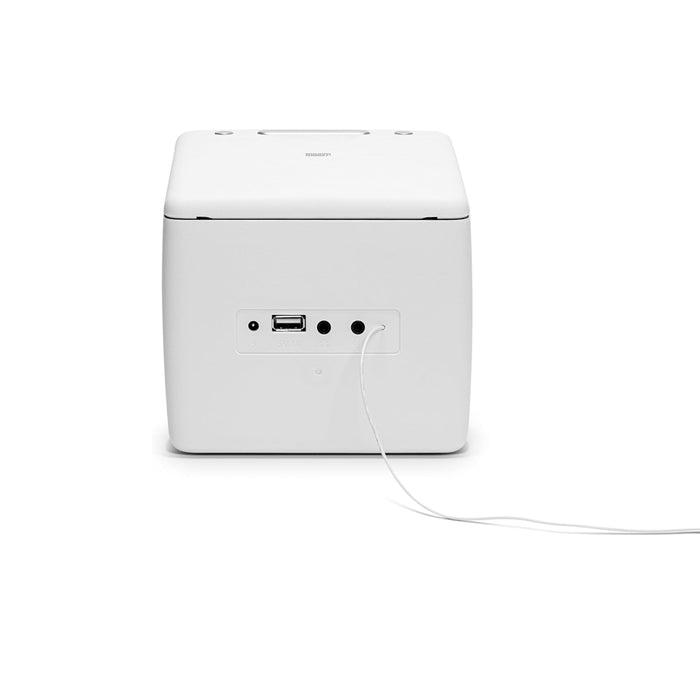 Roberts SOUND 49 FM DAB DAB+ Digital Clock Radio with Bluetooth and CD Player - White White