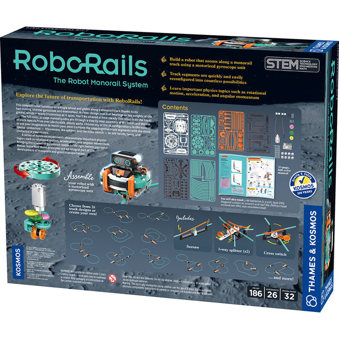 RoboRails: The Robot Monorail System STEM Thames & Kosmos