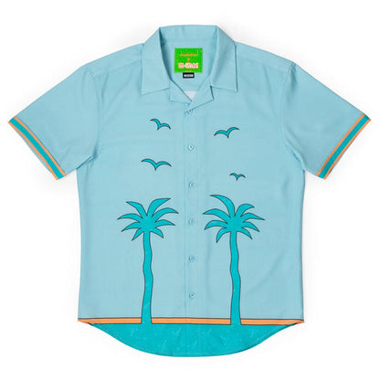 RSVLTS XS Nickelodeon Short Sleeve Shirt Rocket Power "The Uncle Tito" – Camp Collar KUNUFLEX Short Sleeve Shirt