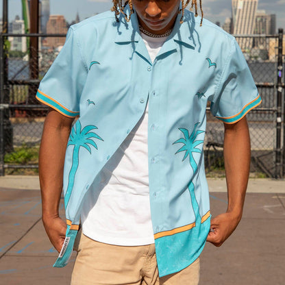 RSVLTS RSVLTS Rocket Power "The Uncle Tito" – Camp Collar KUNUFLEX Short Sleeve Shirt