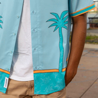 RSVLTS RSVLTS Rocket Power "The Uncle Tito" – Camp Collar KUNUFLEX Short Sleeve Shirt