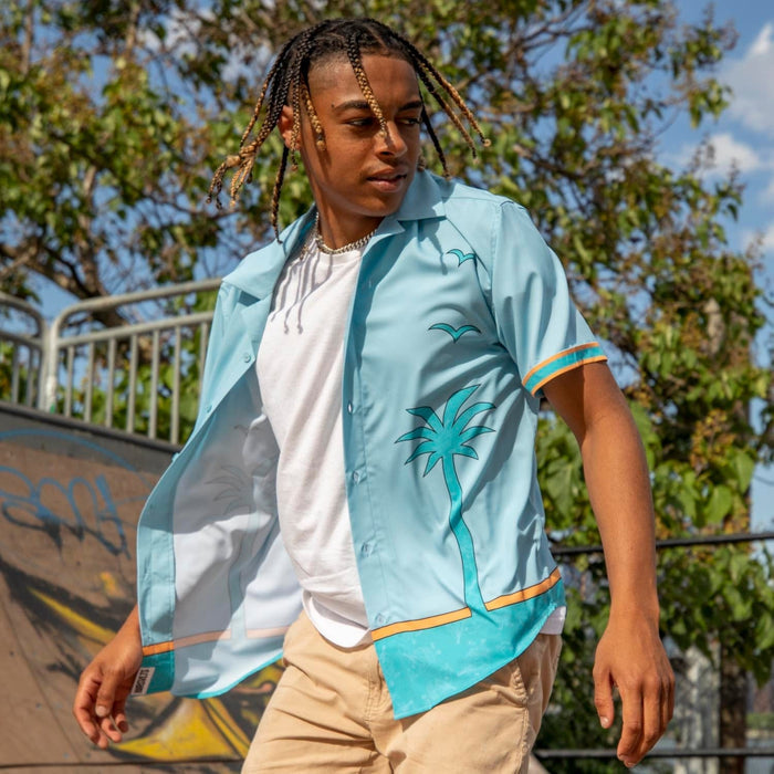 RSVLTS RSVLTS Rocket Power "The Uncle Tito" – Camp Collar KUNUFLEX Short Sleeve Shirt