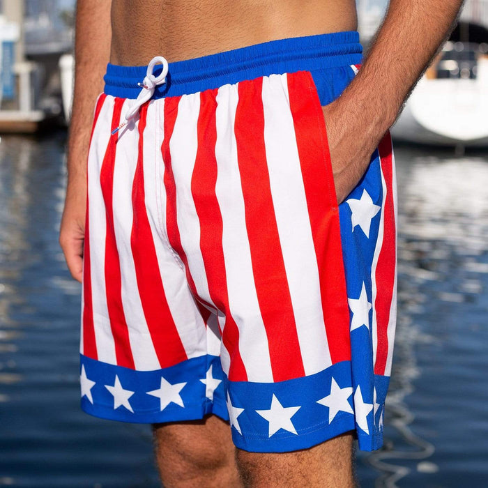 RSVLTS Rocky Swim Rocky "Hearts On Fire" – Hybrid Shorts