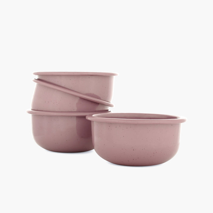 Rolled Enamelware Side Bowl Set