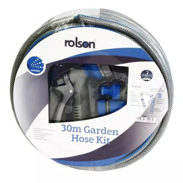 Rolson 30m Garden Hose Kit