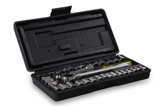 Rolson 40 Piece 1/4" & 3/8" Dr. Socket Set