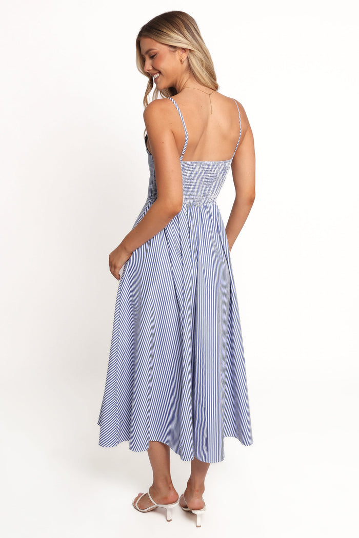 Petal and Pup USA DRESSES Romilly Strappy Maxi Dress - Light Blue