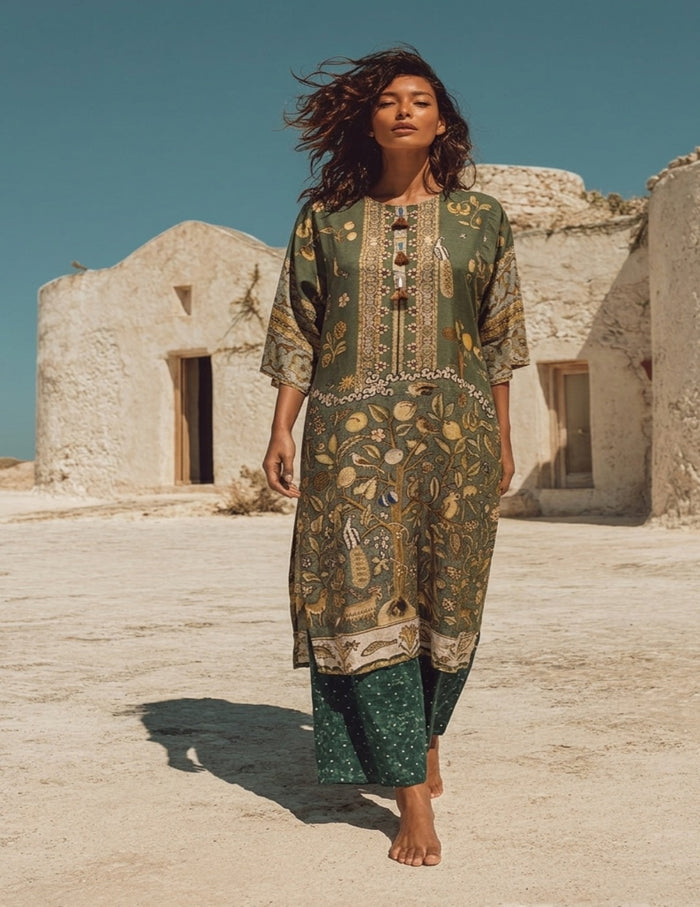 Rooh Green Kurta Set