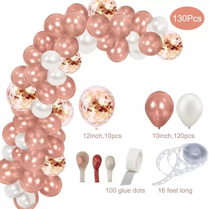 130pcs balloon arch