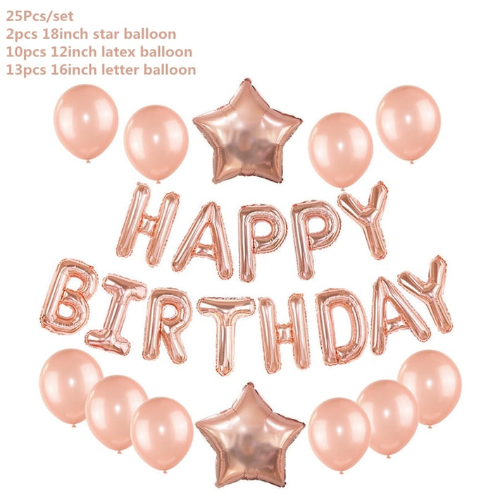 25pcs balloons