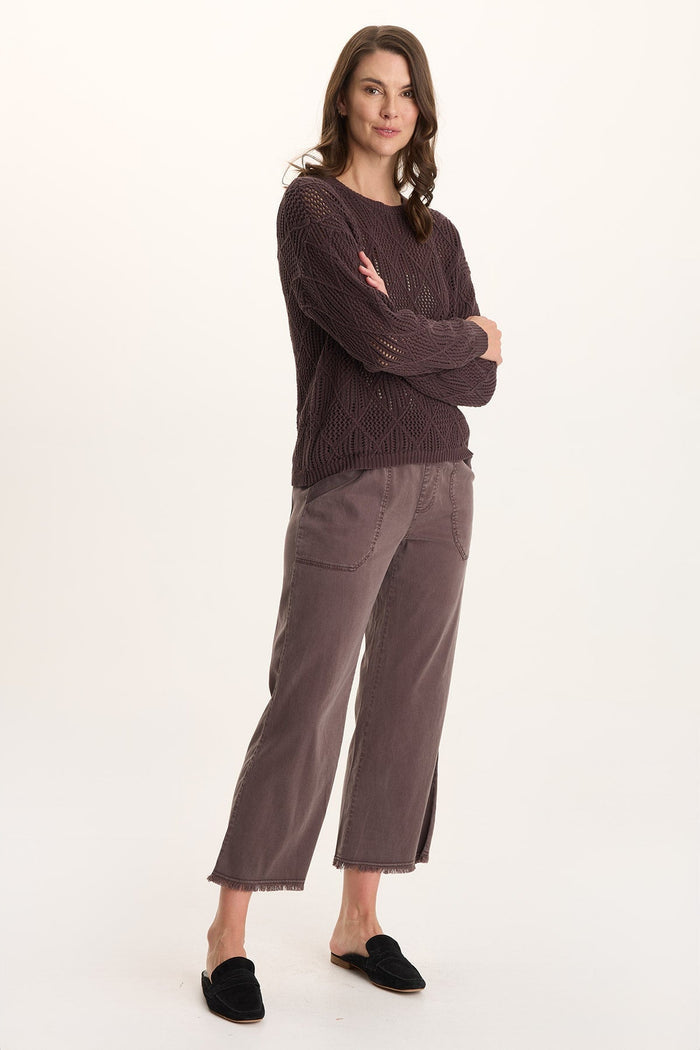 XCVI Rothwell Cotton Knit Relaxed-Fit Sweater Top