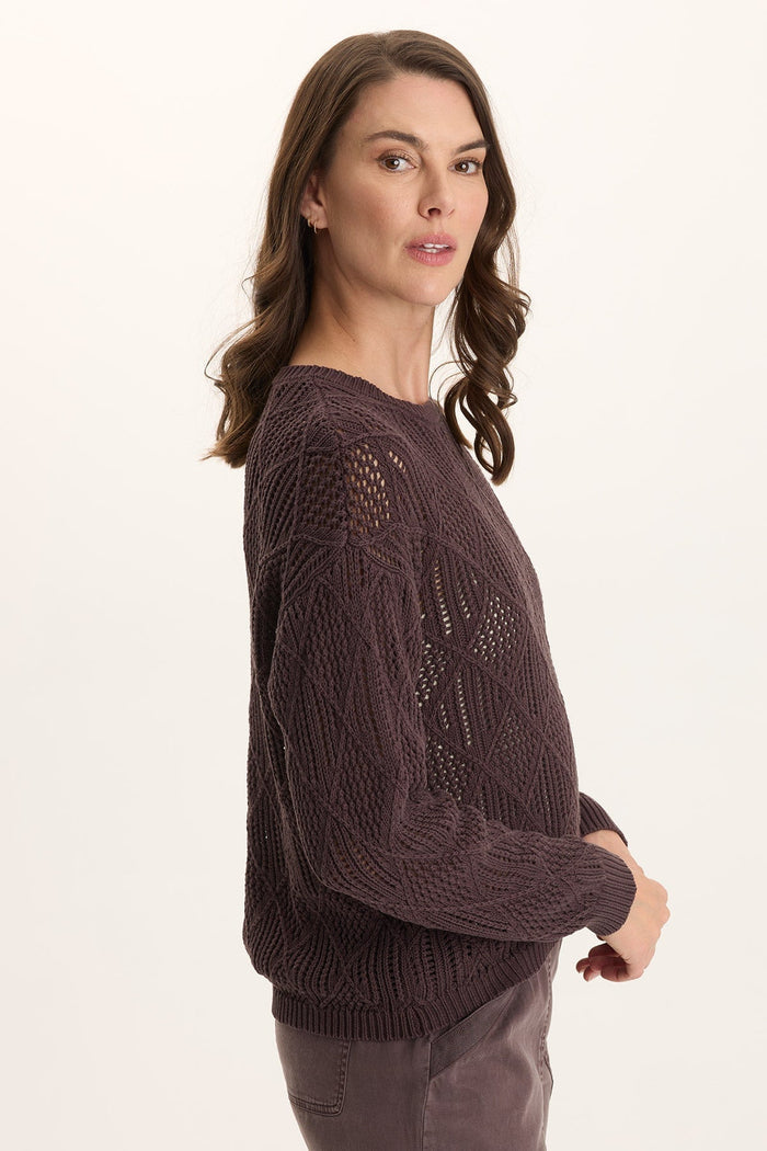 XCVI Rothwell Cotton Knit Relaxed-Fit Sweater Top
