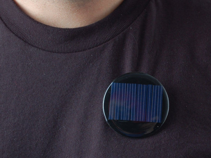 Round Solar Panel Skill Badge - 5V / 40mA by Cixi Intec - The Pi Hut