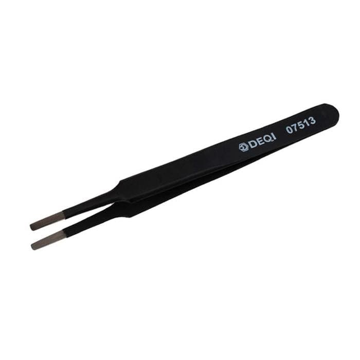Rounded Anti-Static Tweezers [Discontinued] by Deqi - The Pi Hut