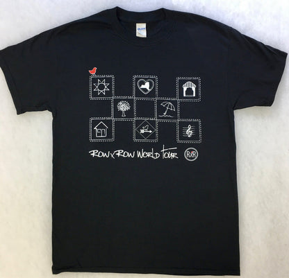 ROW BY ROW SEW MUSICAL TEE SHIRT L