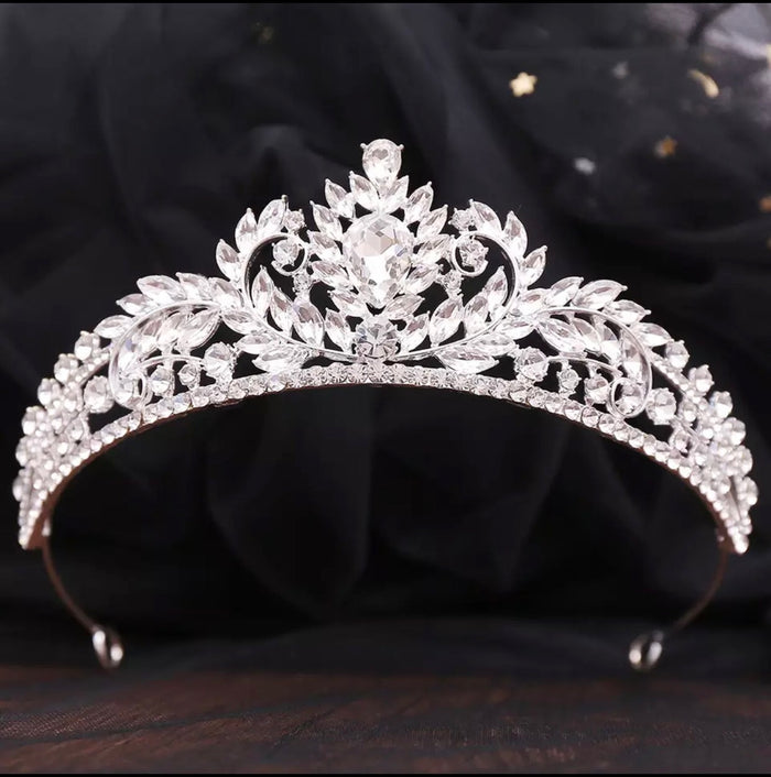 Royal Laurels Crystal Tiara