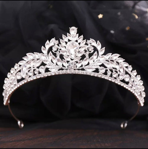 Royal Laurels Crystal Tiara