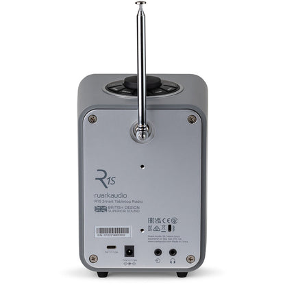 Ruark R1S Premium DAB DAB+ FM Bluetooth USB Digital Smart Radio Charcoal Black