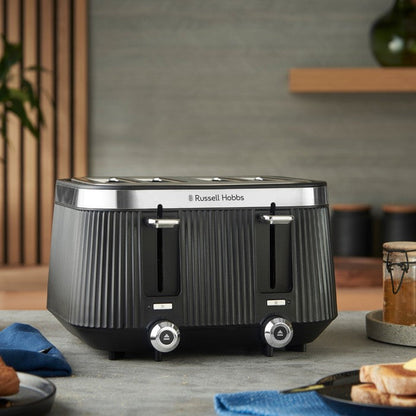 Russell Hobbs Brontë 4-Slice Toaster - Black | 26770