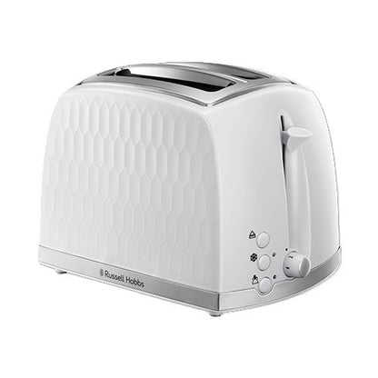 Russell Hobbs Honeycomb 2-Slice Toaster - White | 26060
