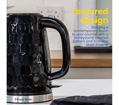 Russell Hobbs Honeycomb Jug Kettle - Black | 26051