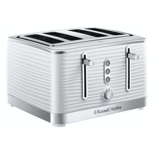 Russell Hobbs Inspire 4 Slice White Toaster | 24380 Russell Hobbs Toaster Euronics Ireland