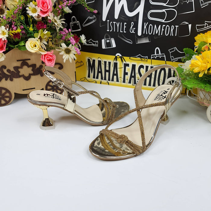 RW-108 Golden - Maha fashions -  Women Sandals