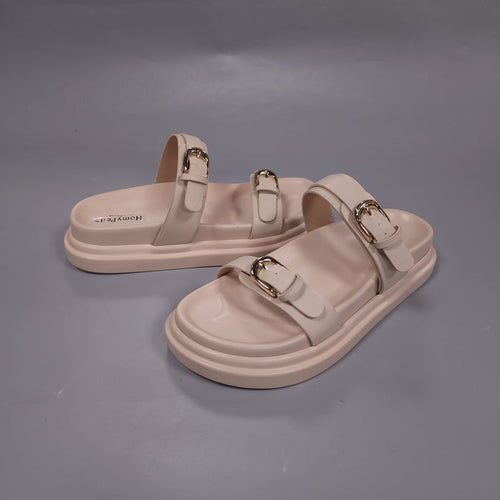 RW-206 BEIGE - Maha fashions -  Women Footwear