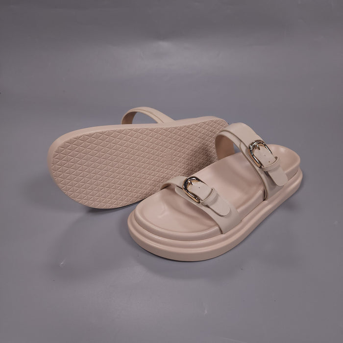 RW-206 BEIGE - Maha fashions -  Women Footwear