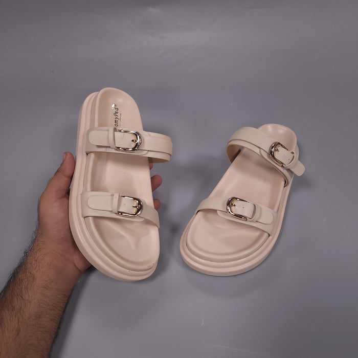 RW-206 BEIGE - Maha fashions -  Women Footwear