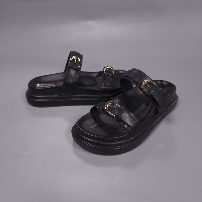 RW-206 BLACK - Maha fashions -  Women Footwear