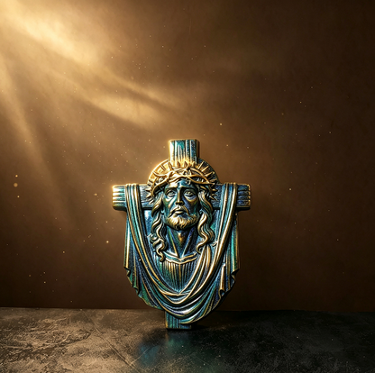 Sacred Jesus Cross Wall Decor Resin Mold